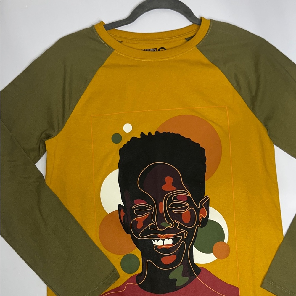 NWT - Boys Yellow Black History Month T-Shirt - Picture 3 of 7